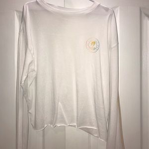 long sleeve crop tee